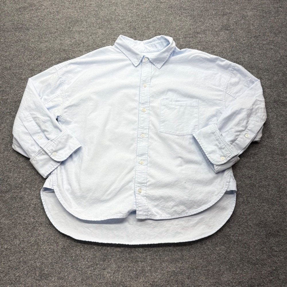 Citizens of Humanity Kayla Oversized Button Down Shirt Light Blue XS